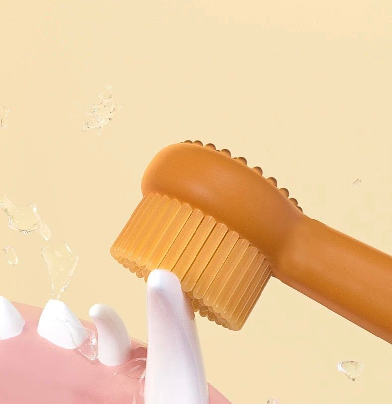 Pet Toothbrush Set for Dogs and Cats – Dual-Head Design with Food-Grade Silicone for Gentle Cleaning and Gum Care 5