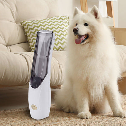 Pet Trimmer with Automatic Hair Pickup – Efficient Grooming Tool with Sharp Blades and Large Storage Capacity 1
