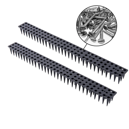 Plastic Bird Spikes for Pigeon Deterrent – Humane Bird Control Solution for Outdoor Surfaces, 10 Count 1