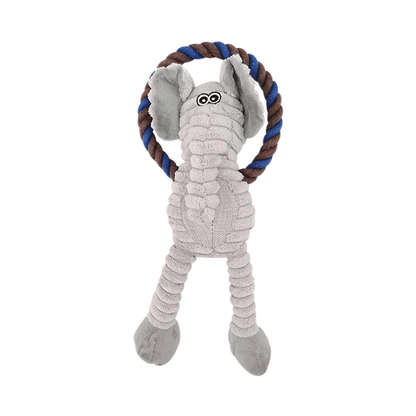 PlayPaws | Plush Corduroy Dog Toys with Squeaker 3