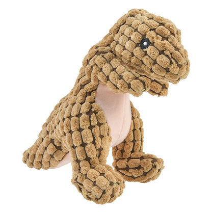Plush Dinosaur Chew Toy for Dogs – Soft and Durable Fleece Design 2