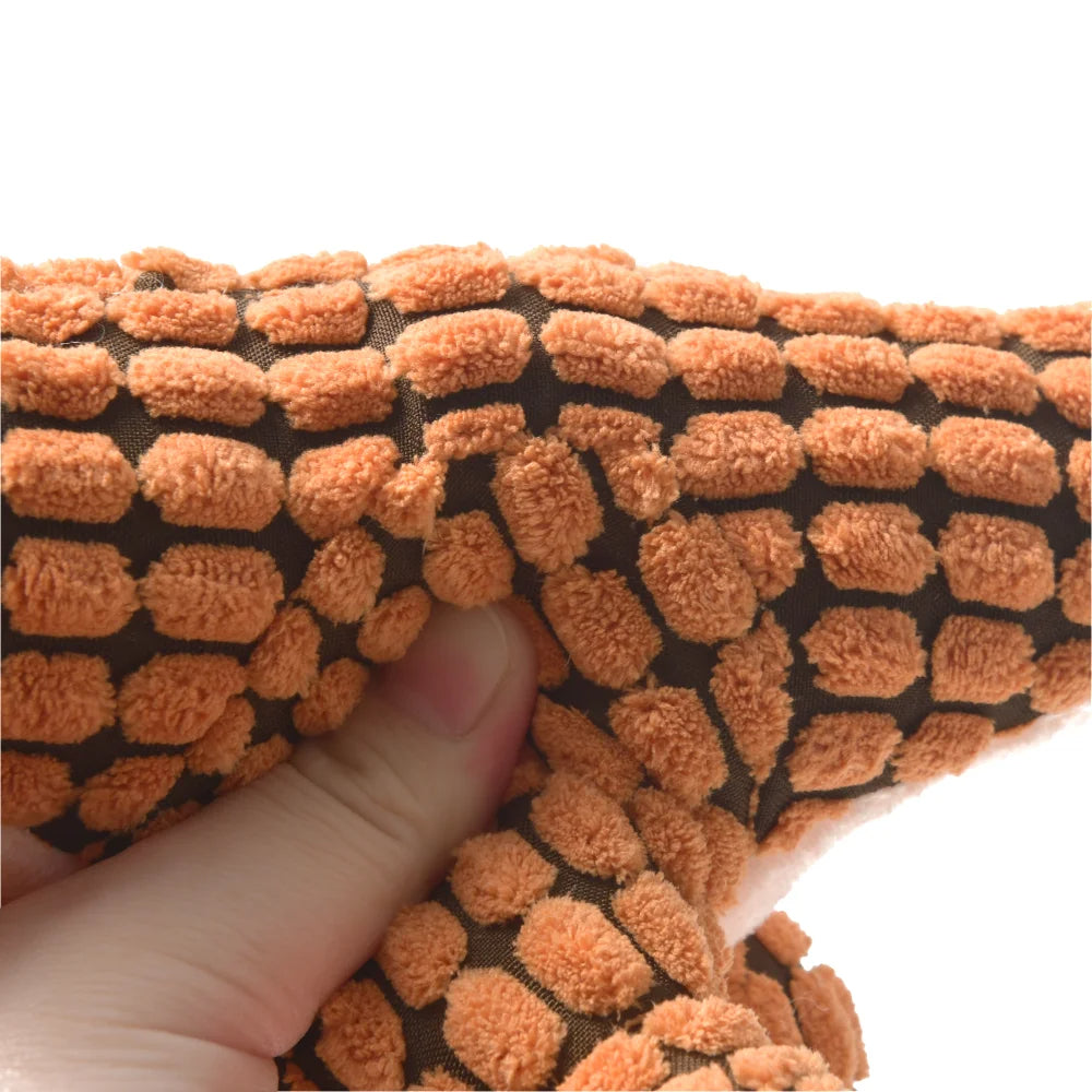 Plush Dinosaur Chew Toy for Dogs – Soft and Durable Fleece Design 3