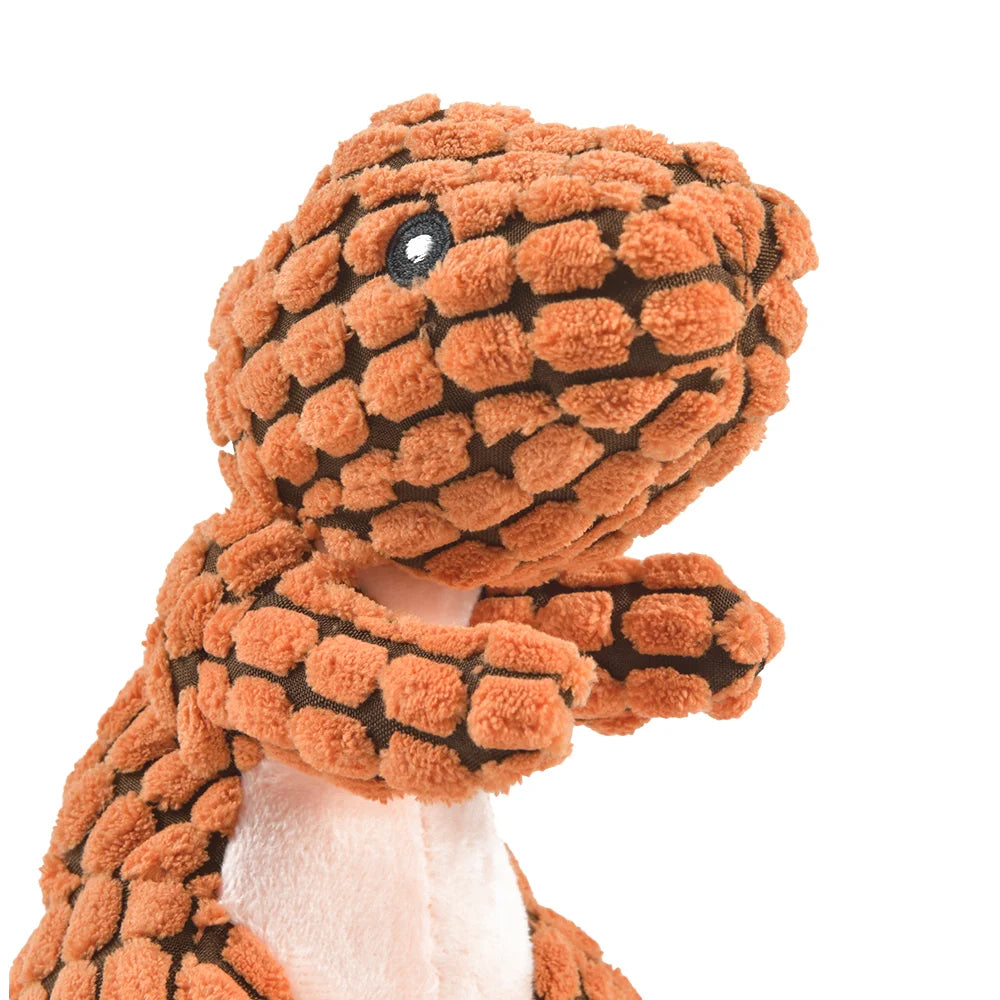Plush Dinosaur Chew Toy for Dogs – Soft and Durable Fleece Design 6