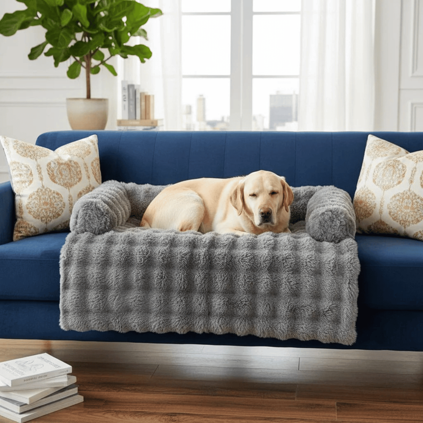 Plush Dog Bed Sofa Protector – Comfortable Cover for Dogs and Cats 8