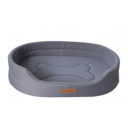 Plush Dog Bed with Removable Cover – Soft Cushion for Cats and Dogs 0