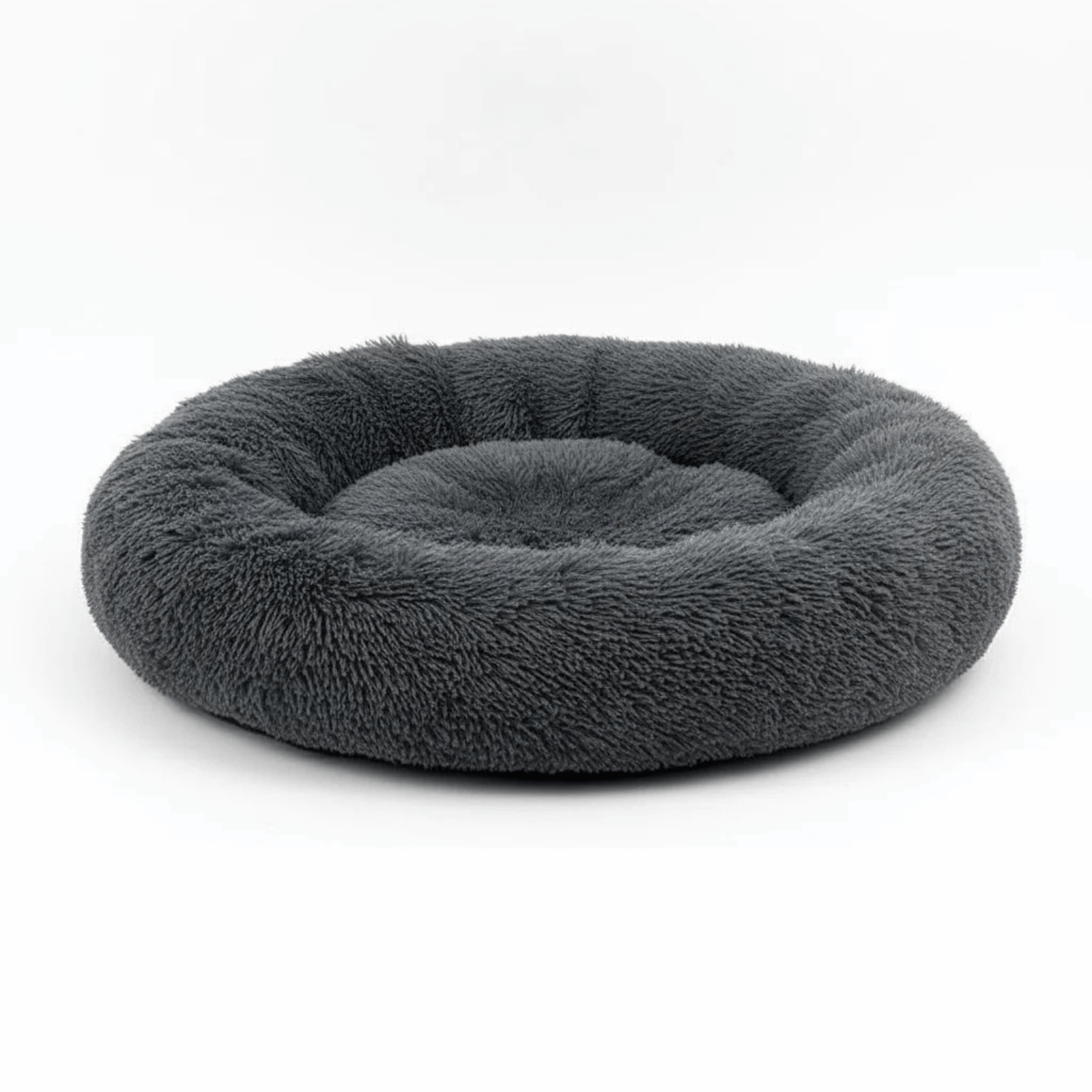 Plush Donut Dog Bed for Cats and Dogs – Soft Cotton Pet Bed for Ultimate Comfort 1