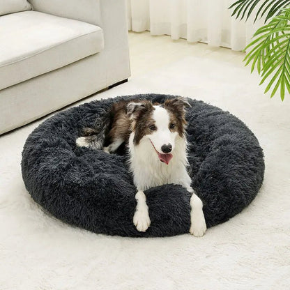 Plush Donut Dog Bed for Cats and Dogs – Soft Cotton Pet Bed for Ultimate Comfort 8