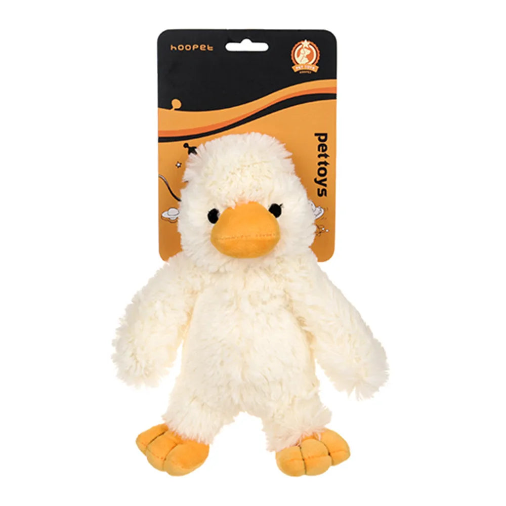 Plush Duck Dog Toy with Squeaker – Soft Cuddly Comfort for All Breeds 1