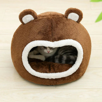 Plush Fun | Luxury Funny Cat Bed for Cozy Pets 2