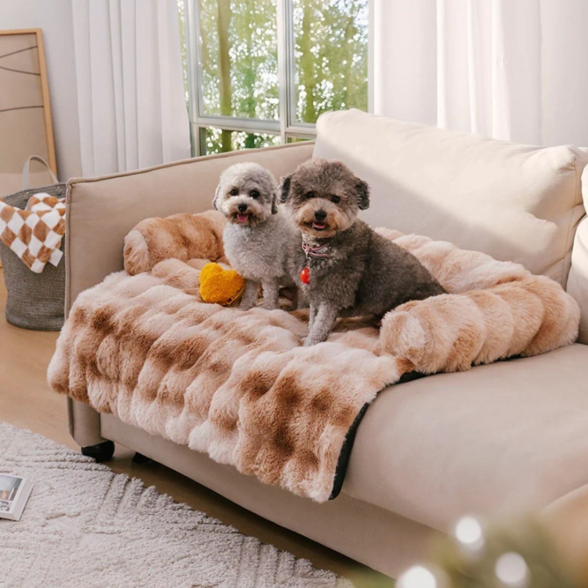 Plush Non-Slip Pet Rug for Dogs and Cats – Comfortable, Washable Dog Friendly Rug in Various Sizes 8