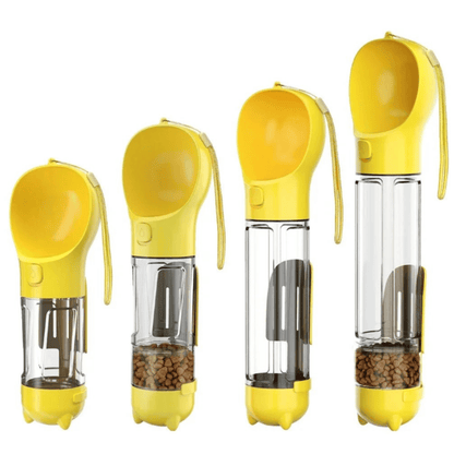 Portable 3-in-1 Dog Water Bottle with Food Bowl and Waste Bag Holder – Leak-Proof and Lightweight for Travel and Outdoor Use 7