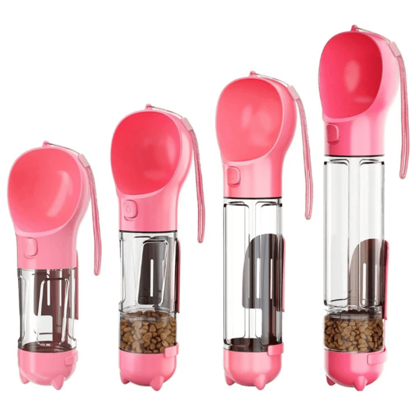 Portable 3-in-1 Dog Water Bottle with Food Bowl and Waste Bag Holder – Leak-Proof and Lightweight for Travel and Outdoor Use 8