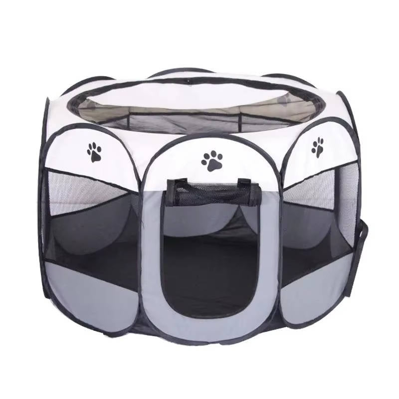 Portable Cat Tent and Small Dog Tent for Indoor Outdoor Use – 8 Mesh Panels for 360-Degree Visibility and Easy Access 5