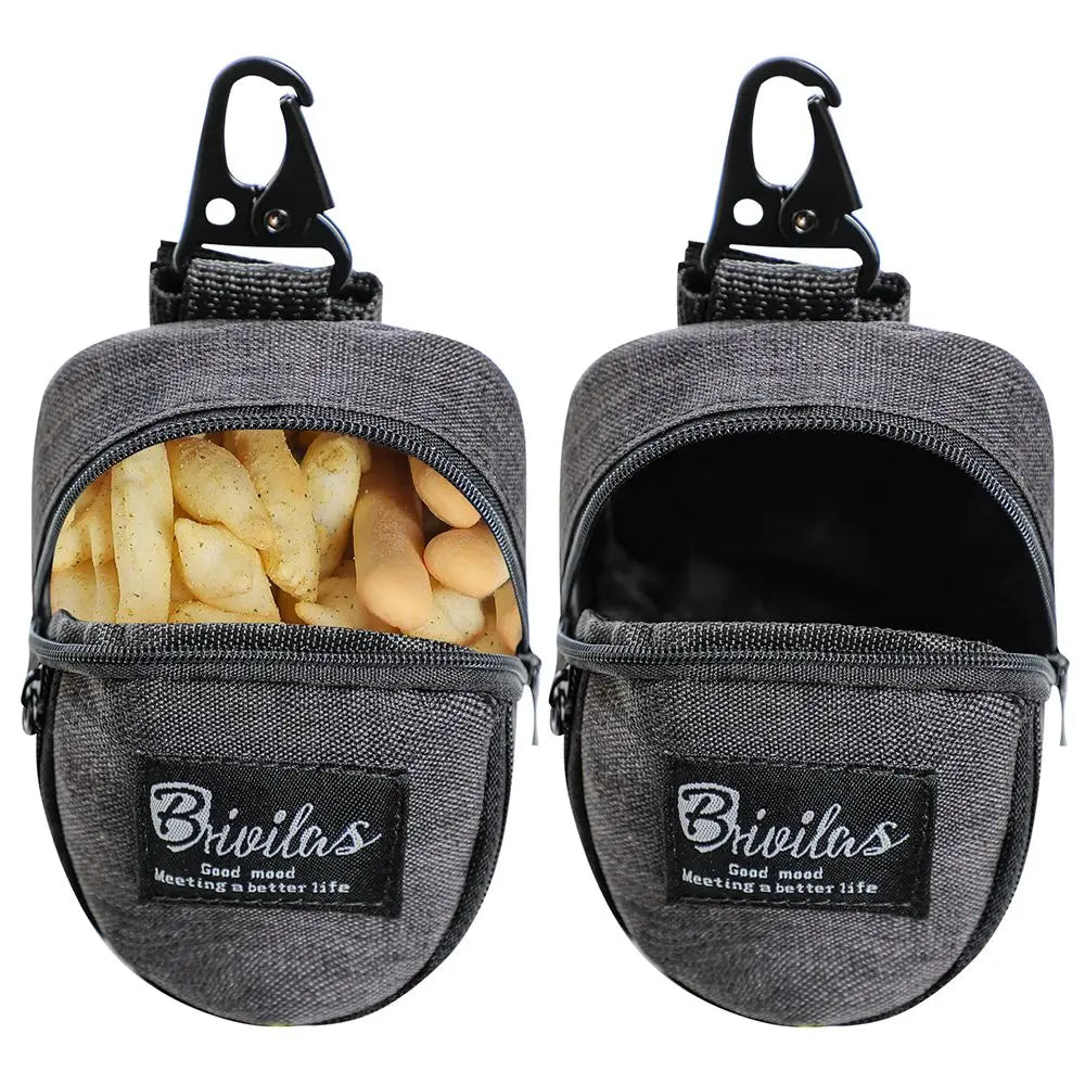 Portable Dog Training Pouch with Poop Bag Holder – Durable Oxford Fabric Treat Bag for Outdoor Use 4
