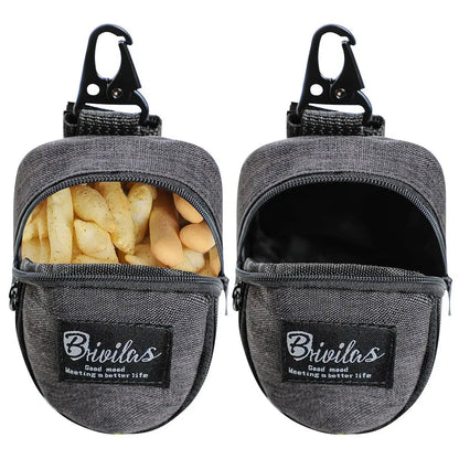 Portable Dog Training Pouch with Poop Bag Holder – Durable Oxford Fabric Treat Bag for Outdoor Use 4