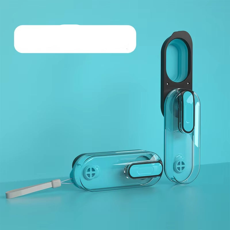 Portable Dog Water Bottle with Foldable Design - Lightweight Pet Travel Hydration Solution with Integrated Drinking Bowl 0