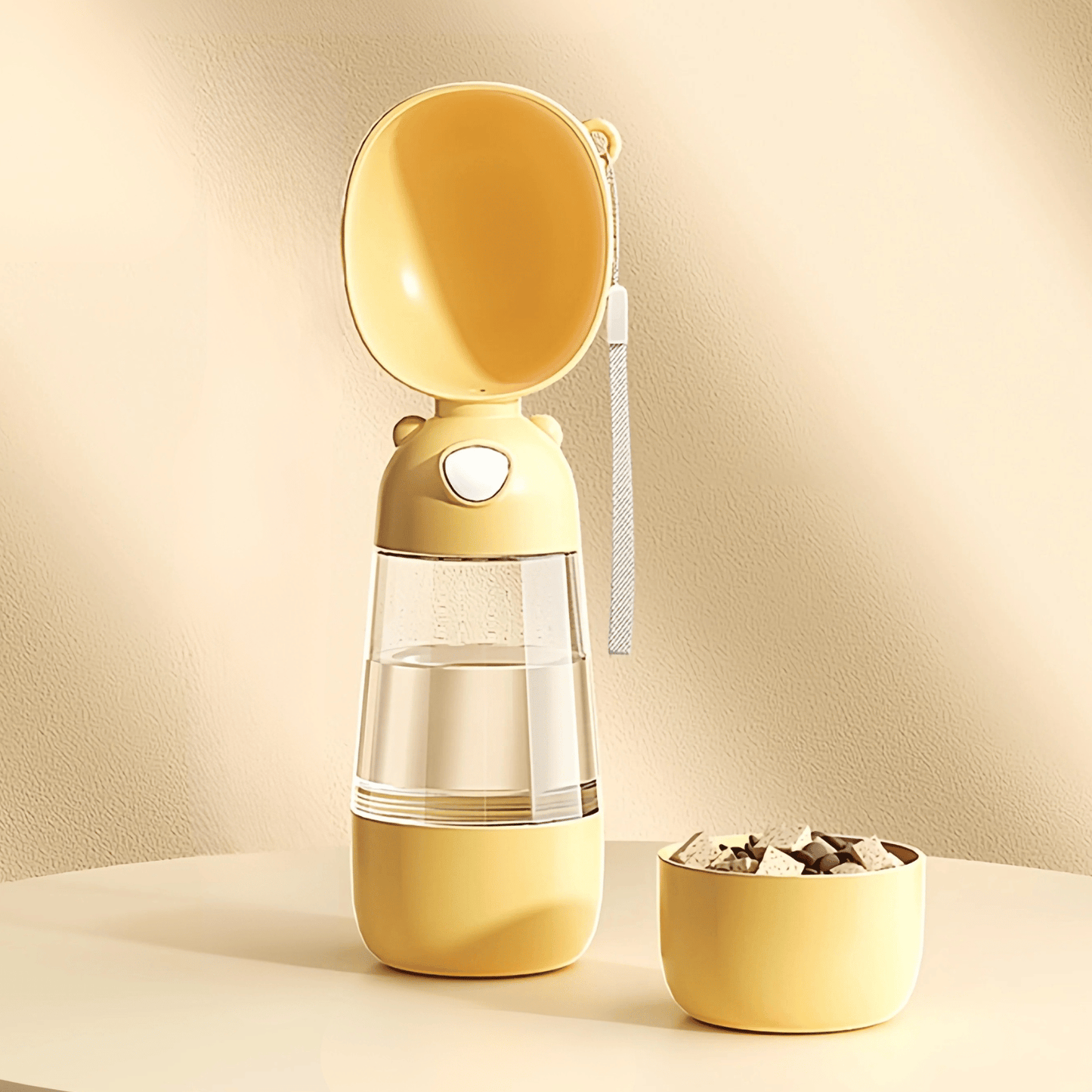 Portable Dog Water Bottle with Food Dispenser – Leak-Proof Travel Solution 9