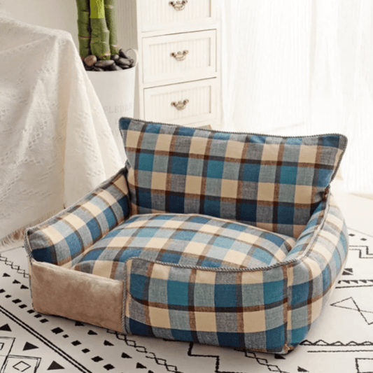 Portable Dog and Cat Bed, Lightweight Washable Comfort Cushion for All Seasons, Soft and Breathable Fabric 0