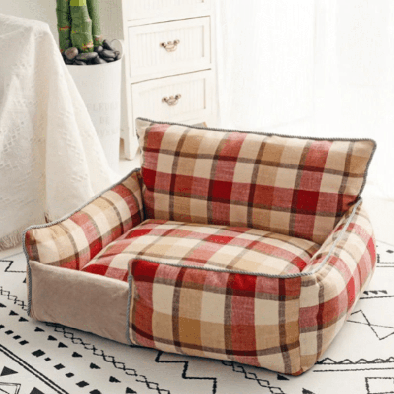 Portable Dog and Cat Bed, Lightweight Washable Comfort Cushion for All Seasons, Soft and Breathable Fabric 5