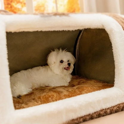 Portable Pet House for Dogs and Cats – Lightweight Foldable Design with Soft Removable Mat for Cozy Comfort 1