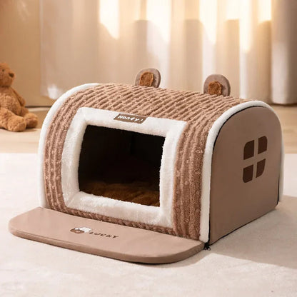 Portable Pet House for Dogs and Cats – Lightweight Foldable Design with Soft Removable Mat for Cozy Comfort 5