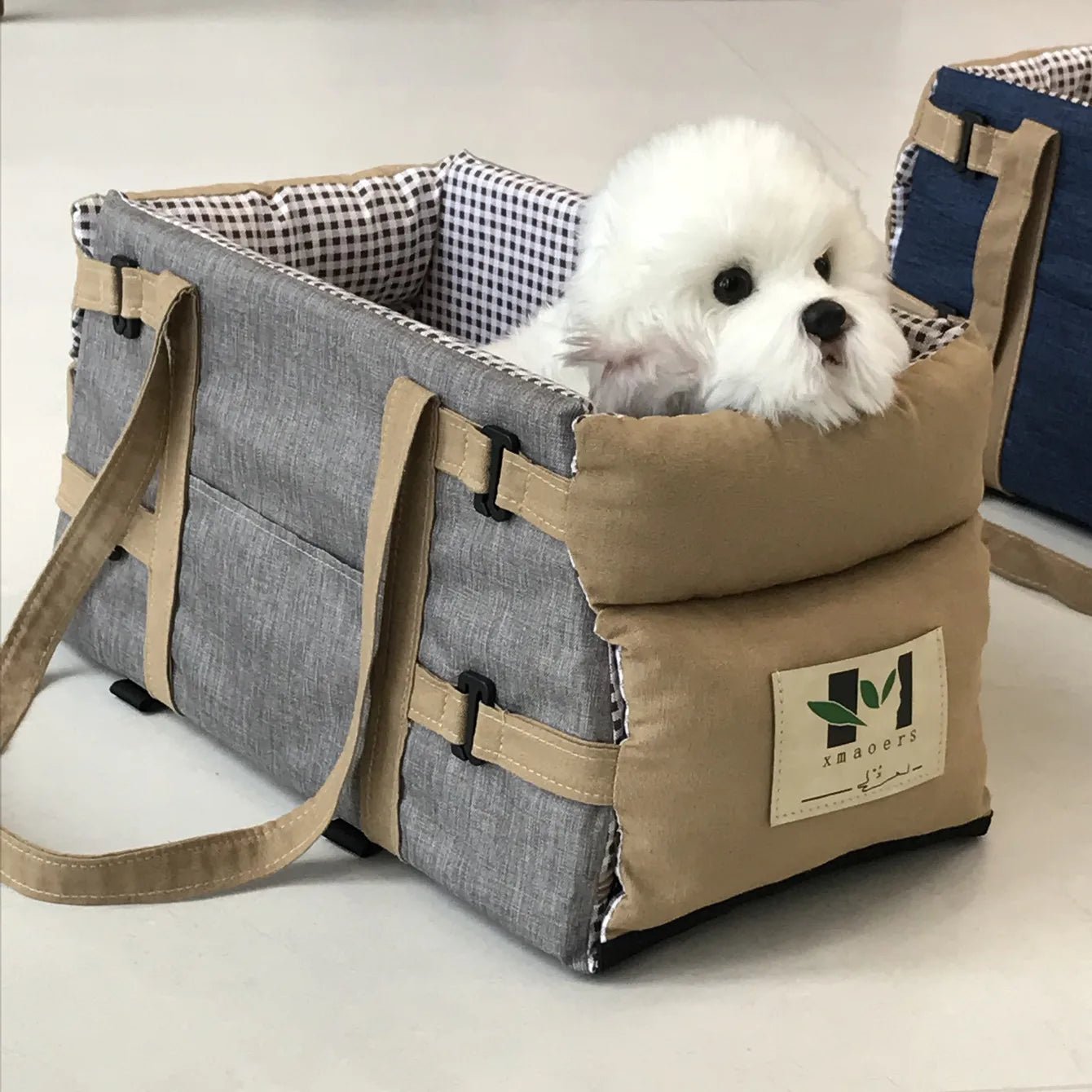 Portable Small Dog Carrier Bag – Comfortable Travel Bag with Breathable Materials for Pet Car Seat 2