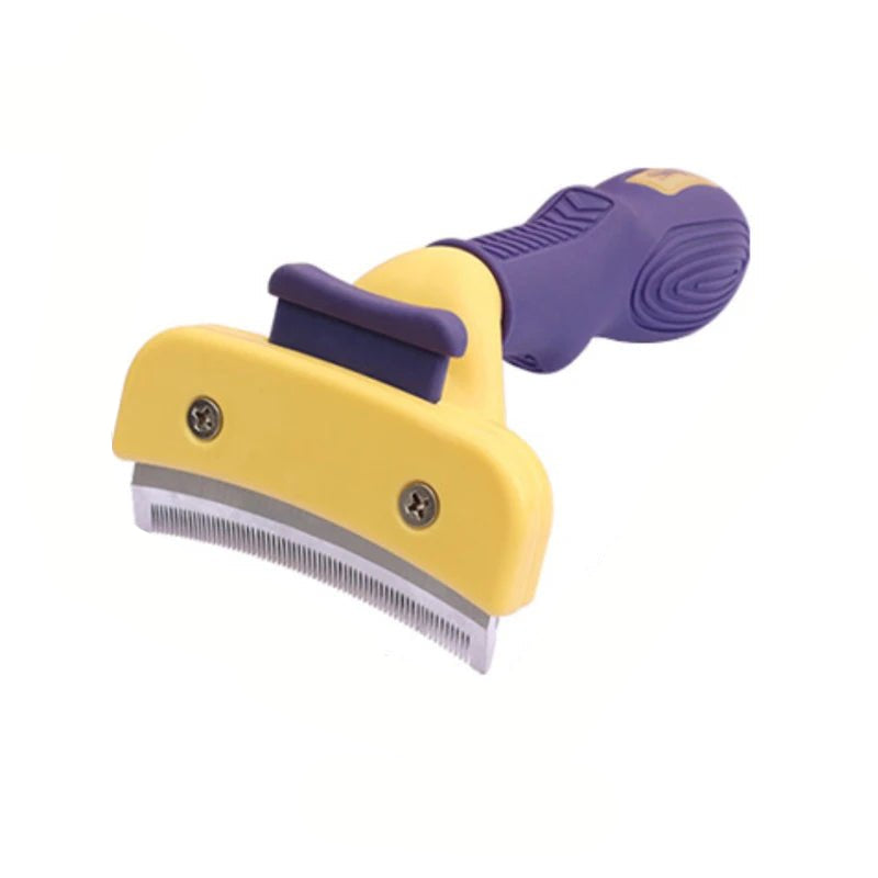 Professional Dog and Cat Grooming Brush with Ergonomic Design and Dense Metal Teeth 0