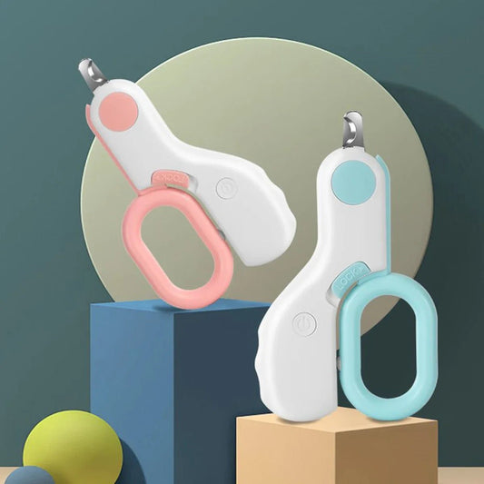 Professional LED Nail Clippers for Cats and Dogs with Safety Lock and Non-Slip Grip 6