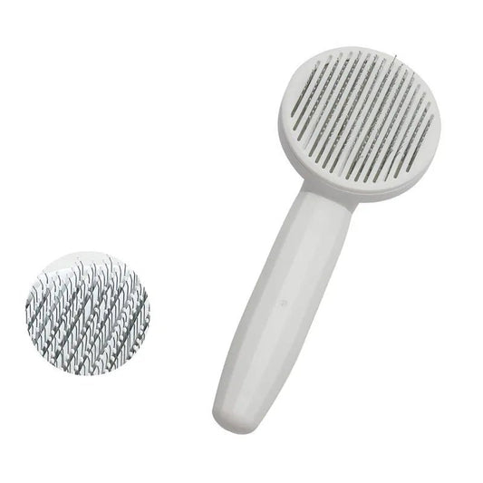 Professional Pet Grooming Brush for Cats and Dogs with Click Hair Removal System 0