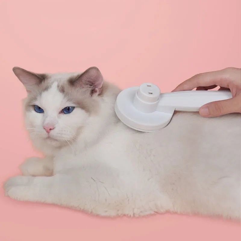 Professional Pet Grooming Brush for Cats and Dogs with Click Hair Removal System 4