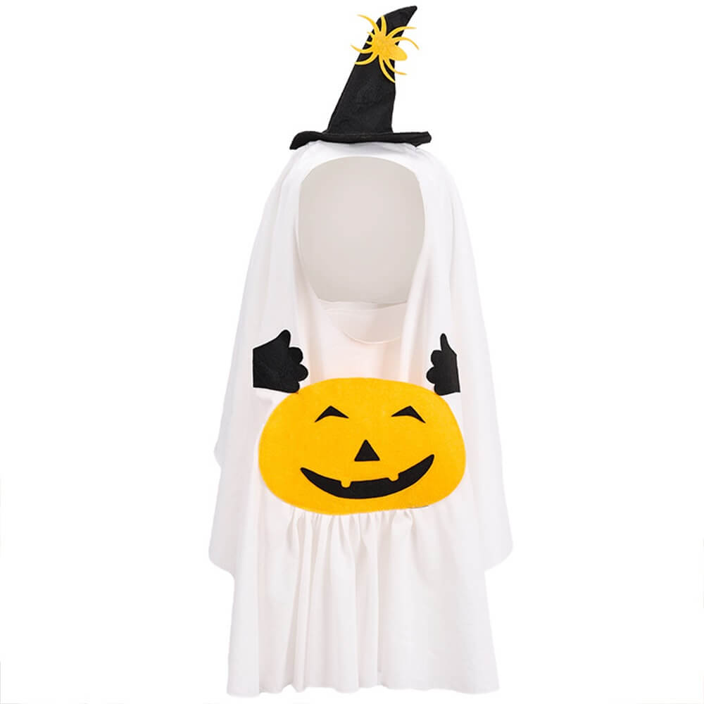 Pumpkin Ghost Halloween Costume for Pets – Adorable Outfit for Dogs and Cats 0