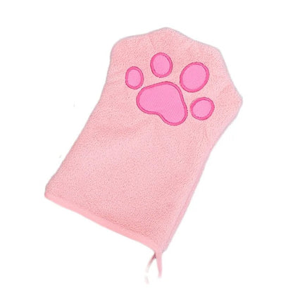 Quick-Drying Dog Washing Gloves for Grooming – Soft Coral Fleece Mitt for Easy Hair Removal and Bath Drying 7