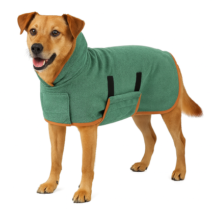 Quick Dry Dog Bathrobe - Adjustable and Durable Coat for Comfort and Style, Perfect for Dogs After Baths or Rainy Walks 10