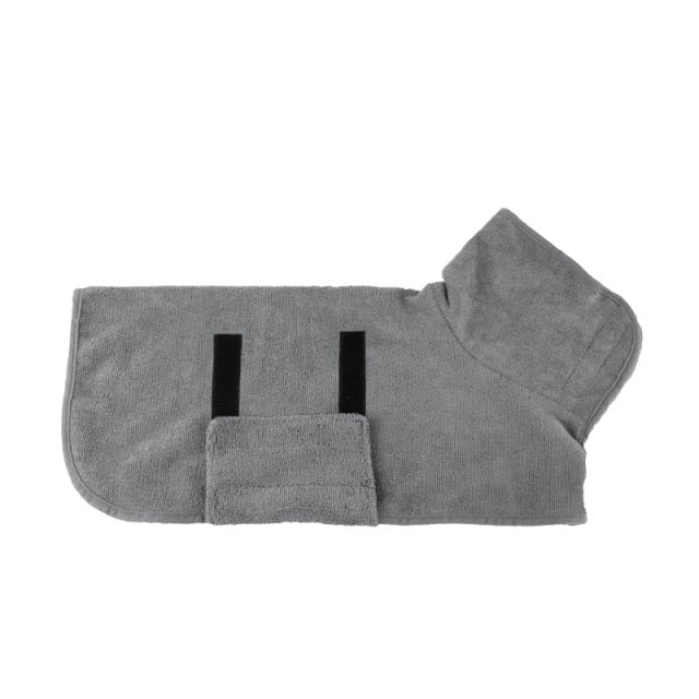 Quick Dry Dog Bathrobe - Adjustable and Durable Coat for Comfort and Style, Perfect for Dogs After Baths or Rainy Walks 12