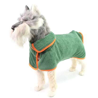 Quick Dry Dog Bathrobe - Adjustable and Durable Coat for Comfort and Style, Perfect for Dogs After Baths or Rainy Walks 6