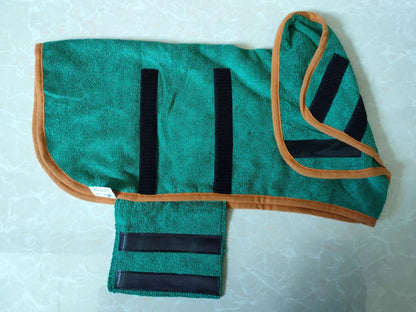 Quick Dry Dog Bathrobe - Adjustable and Durable Coat for Comfort and Style, Perfect for Dogs After Baths or Rainy Walks 7