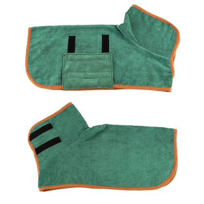 Quick Dry Dog Bathrobe - Adjustable and Durable Coat for Comfort and Style, Perfect for Dogs After Baths or Rainy Walks 8