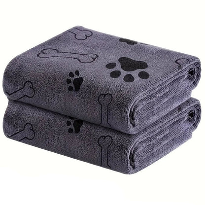 Quick Dry Dog Microfiber Towel Set – Super Absorbent 60x100 cm Dog Drying Towels for Bathing and Grooming 0