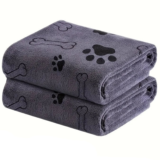 Quick Dry Microfiber Dog Towel – Super Absorbent Dog Bath Towels 60x100 cm for Easy Drying and Grooming 0