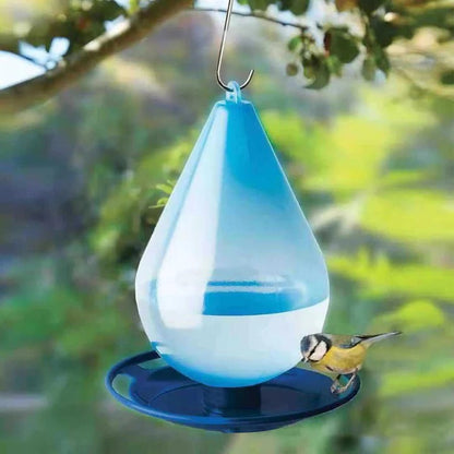Raindrop-Shaped Bird Feeder – Elegant Outdoor Water Feeder for Garden Birds, Durable and Easy to Clean 0