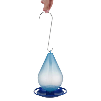Raindrop-Shaped Bird Feeder – Elegant Outdoor Water Feeder for Garden Birds, Durable and Easy to Clean 1