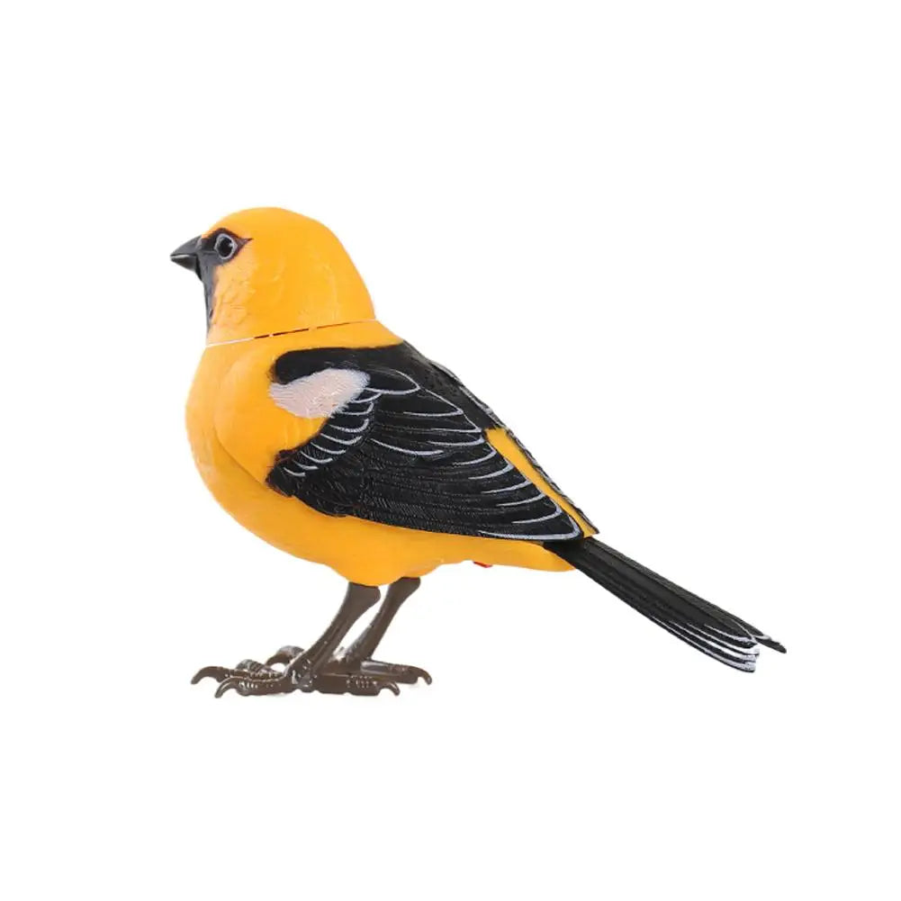 Realistic Electric Bird Toy – Interactive Sound and Motion for Pets and Home Decor, Voice-Controlled, 13.5x9cm 10