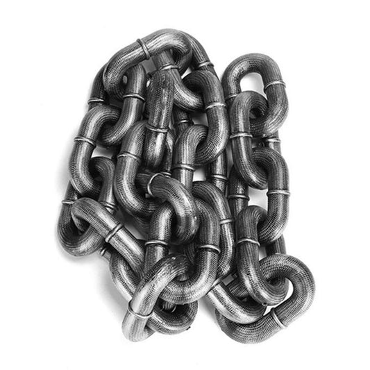 Realistic Iron Chain Style Dog Leash – Lightweight and Durable Plastic, 1.5m or 3m Length 0