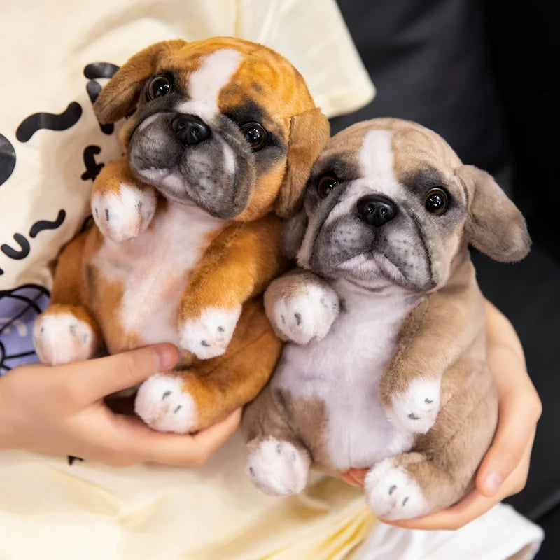 Realistic Plush Poodle Pug Puppy Stuffed Animal – Soft Fluffy Toy for Room Decor and Gifts, 12 Inches 0