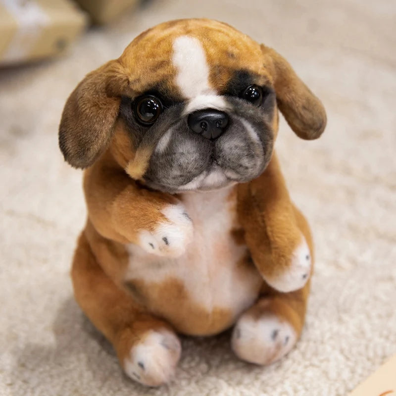 Realistic Plush Poodle Pug Puppy Stuffed Animal – Soft Fluffy Toy for Room Decor and Gifts, 12 Inches 7