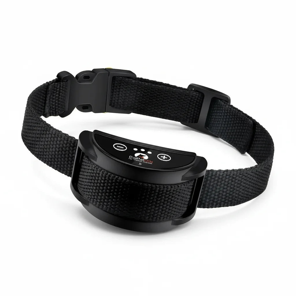 Rechargeable Anti-Bark Collar with Adjustable Vibration Levels – Waterproof Dog Training Solution 1