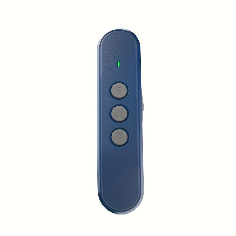 Rechargeable dog bark control device featuring soundwave training technology, designed for easy portability and effective dog training. 5