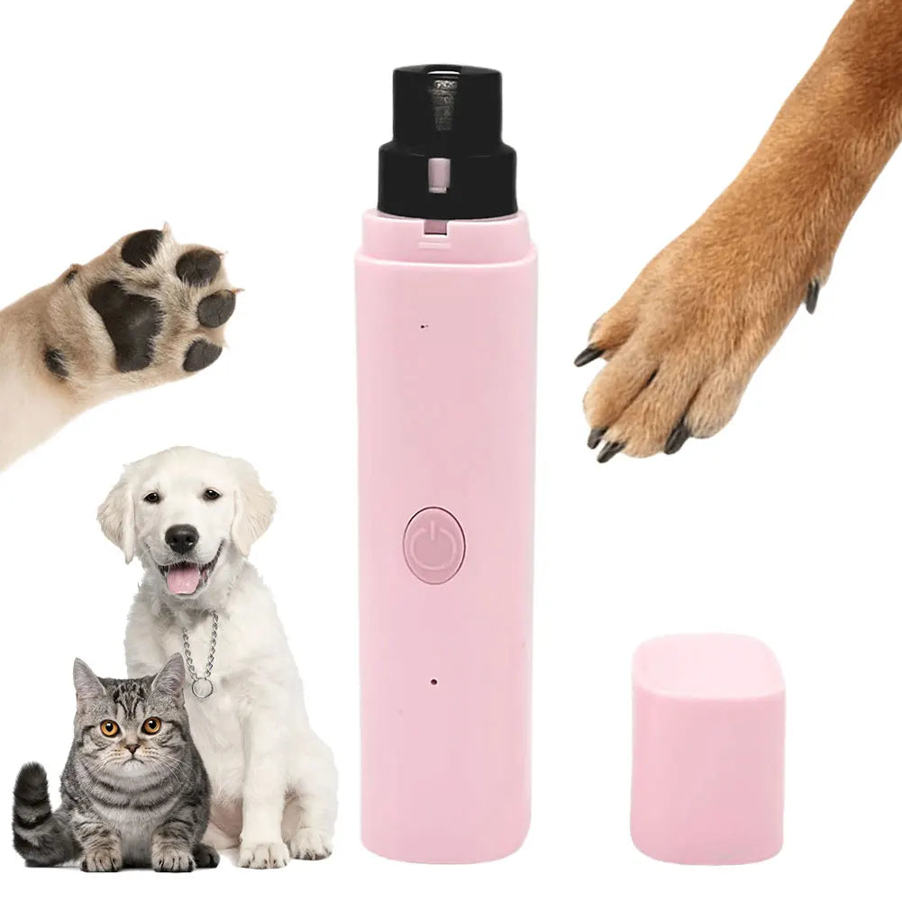 Rechargeable Electric Nail File for Pets with LED Light – Ergonomic and Quiet Nail Care Tool 3