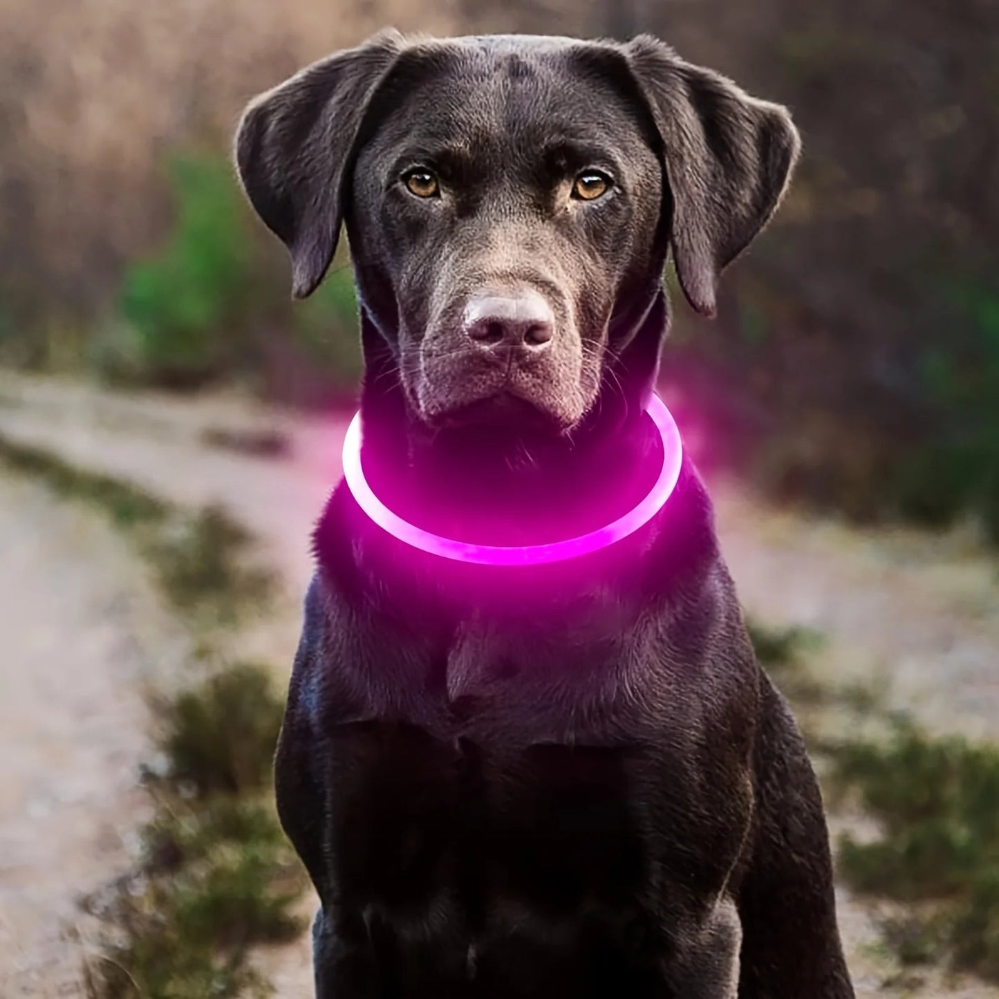 Rechargeable LED Dog Collar with Multiple Light Modes – USB Rechargeable, Weatherproof, Comfortable Fit for Night Safety 2