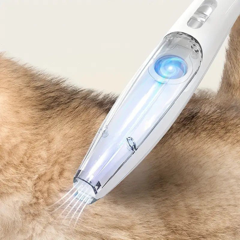 Rechargeable Low Noise Hair Trimmer with LED Light – Pet Grooming Clipper for Dogs and Cats 2